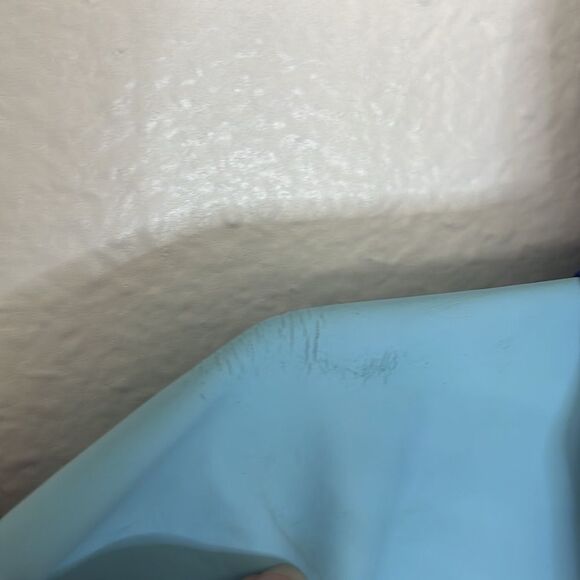 Disney Movie Frozen Themed Blue and Light Blue Rain Coat Jacket Size Small/Med - Picture 14 of 15